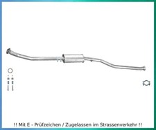 Mittelschalldämpfer für Citroen Berlingo 1.1 1.4 1.6 Bj.00-08 Auspuff Schelle