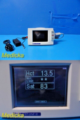 Fresenius Crit-Line III Monitor W/ Patient Sensor & Adapter ~ 30809