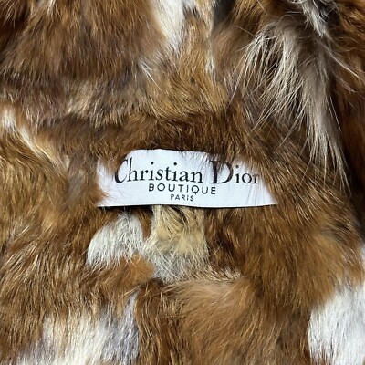 ジャケット・アウター Christian Dior Galliano FW2001 Fur Vest CHRISTIAN DIOR Fall Winter 2001 Patchwork Leather Fur Vest