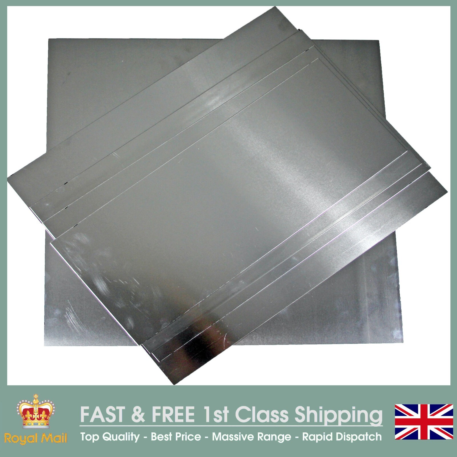 0.5mm 50cm ALUMINIUM SHEET PreCut Metal Plate Guillotine Cut Sheet