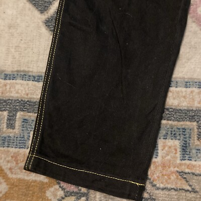 Vintage 70's Bigstone Japanese Jeans Rigid Black Yellow Stitch