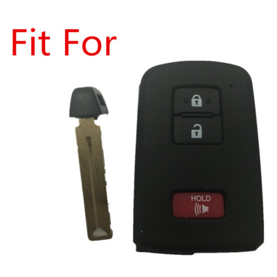 2* Shell Case For Toyota 4Runner Tacoma Prius Smart Key Remote Fob 3Btn