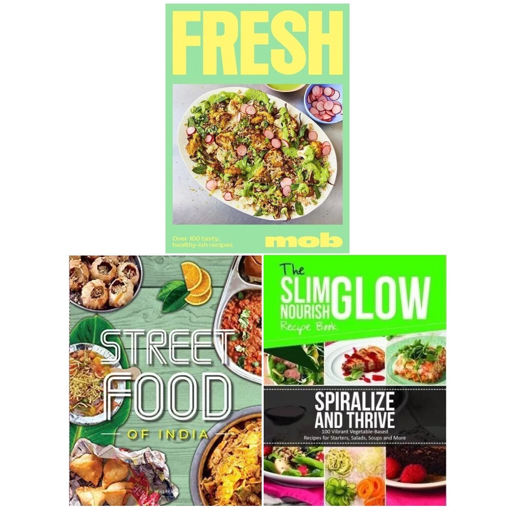 Fresh Mob, Fresh Easy Indian Street Food,Spiralize Thrive 3 Books Collection Set - Image 3