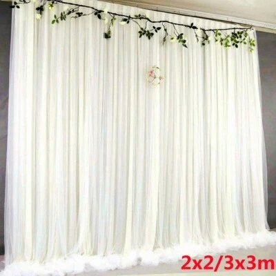 MARKENLOS XXL sfondo tenda matrimonio bianco tende decorazione matrimonio festa fotografia