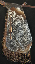 Custom Made Leather Chinks/Hair On Cowhide Chaps/Made In USA