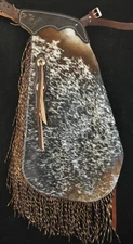 Custom Made Leather Chinks/Hair On Cowhide Chaps/Made In USA