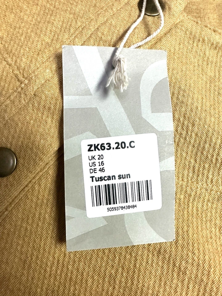 Nueva sudadera envolvente London para mujer media tapeta algodón mezcla - Toscan Sun US16 Foto 4 de 4