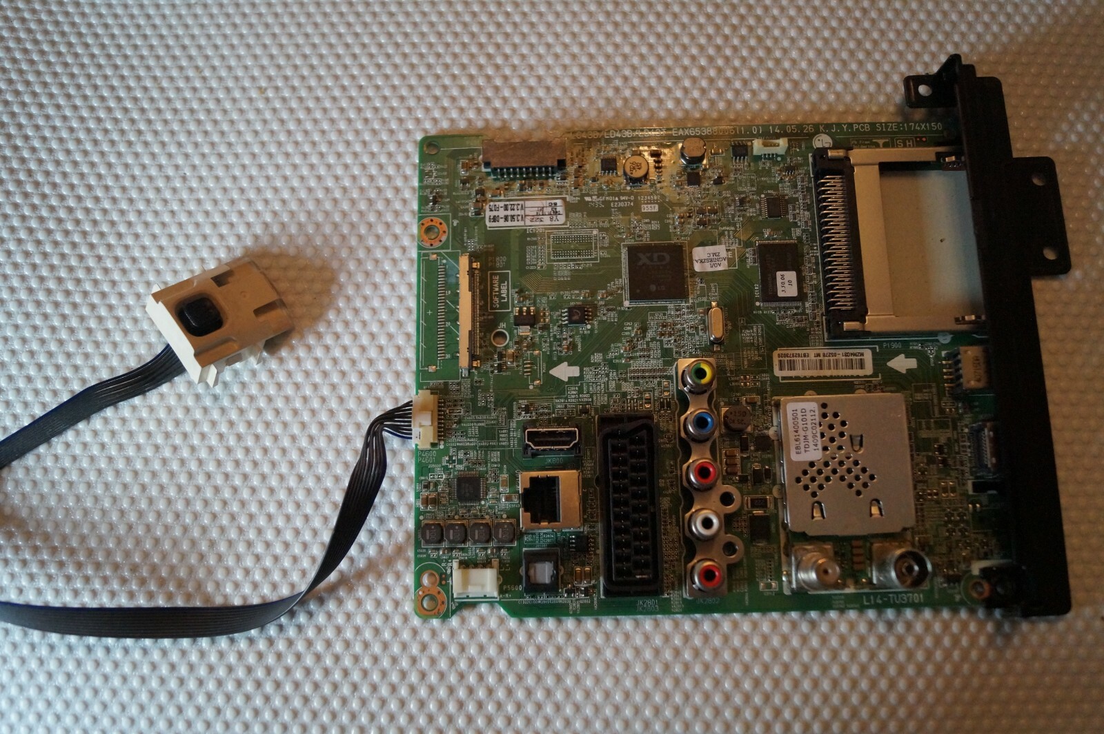 MAIN BOARD EAX65388006(1.0) EBT62973020 FOR 42"" LG 42LB550V TV LC420DUE (FG)(A6)