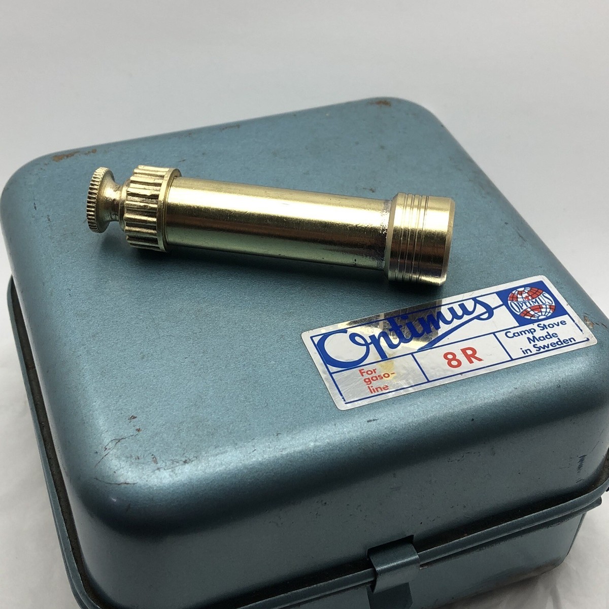 Optimus Stove Brass Mini Pump Short 8R 99 199 111 Svea 123 Optimus Stove Brass Mini Pump Short 8R 99 199 111 Svea 123