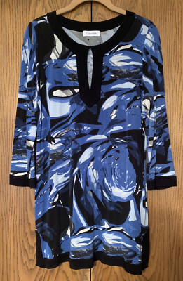 rayon spandex jersey dress Karen Kane Women's Long Sleeve Maggie Trapeze Dress, XS, Black, Polyester/Spandex