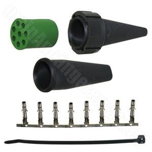 Aspöck Bajonettverbinder Kabel - 3,0 Meter Stecker Gelb & Grün 5-polig Weiblich