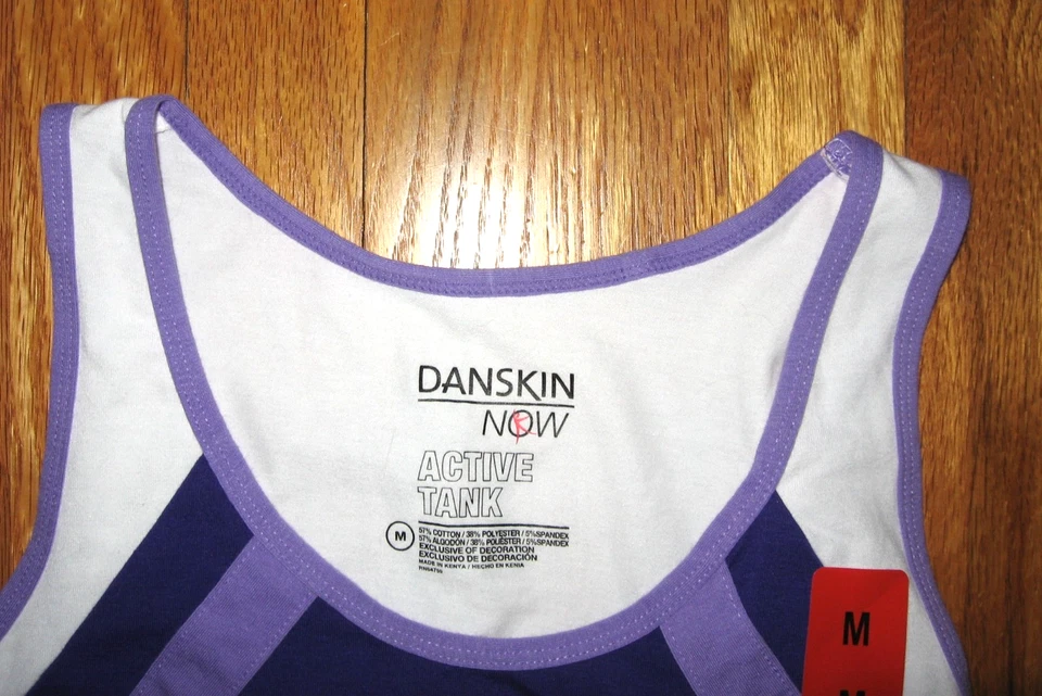 Camiseta sin mangas Danskin Now Active para mujer nueva mediana Foto 3 de 3