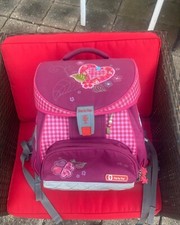 Step by Step Ranzen - Pink mit Herzen und Blumen