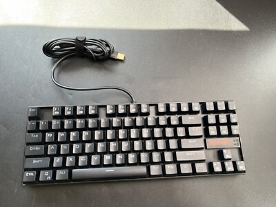 Red Dragon Kumara K552-KR Gaming Keyboard Red Switches. Excellent Condition!