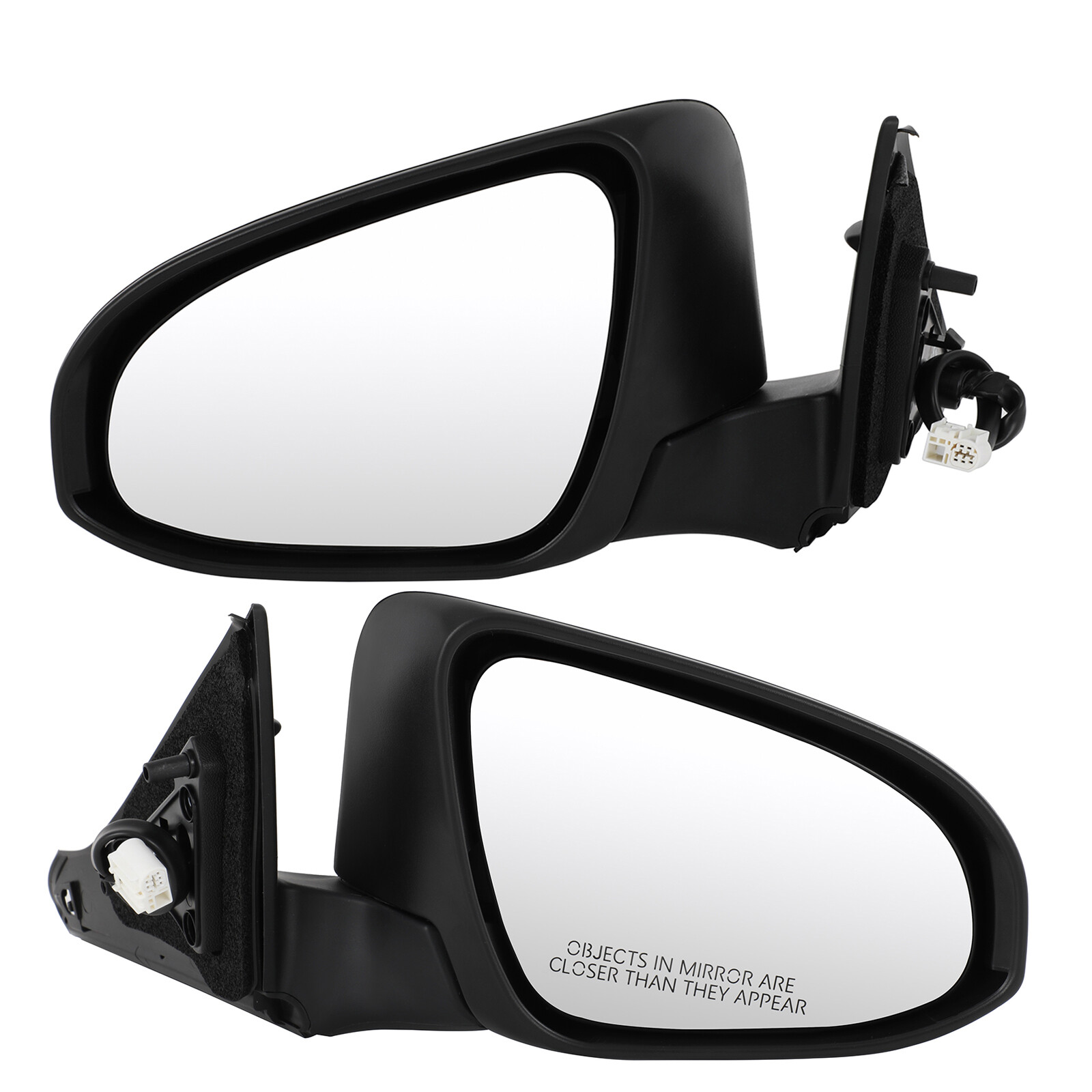 For 2015-2017 Toyota Camry Power Heated Passager Driver Side View Mirrors Pair