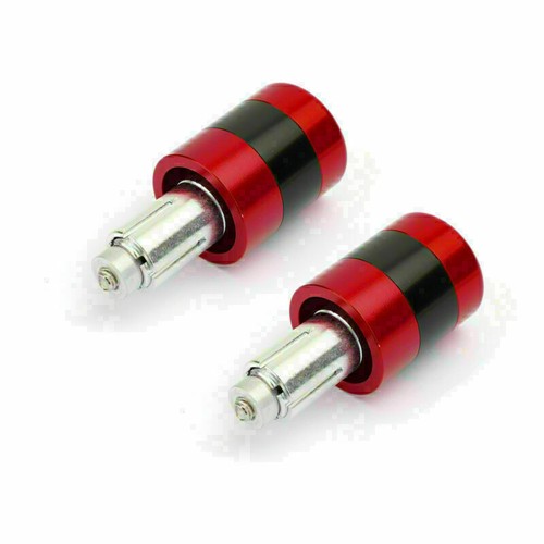 nti Vibration 7/8" 22mm Handle Bar End Cap M6 /M8 Red Weight Slider Reducing A1 - Picture 5 of 10