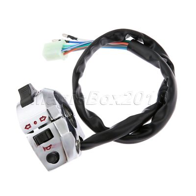 3 In 1, 22mm Handlebar Horn, Light ON/OFF, Turn Signal Indicator Switch Button For Motorcycle, ATV, Pit Bike, Electric Bike - Foto 3