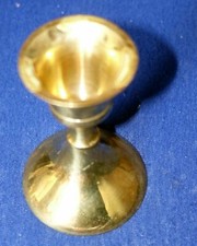 kleine MESSING Vase gedrehte Form Deko Krug Puppenstube aus Indien Nachlass