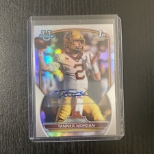Tanner Morgan 2022 Bowman U 1st Silver Autograph /499 Minnesota Gophers