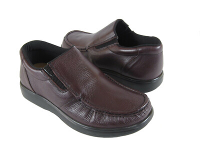 Mens Walking Loafer Casual Comfortable Brown Leather Shoes BRITISH WALKERS 