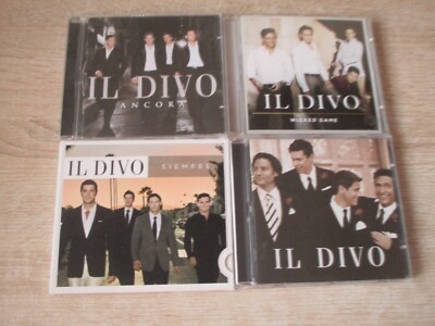 Il Divo 4 CD Musk Sammlung Ancora + Wicked Game + Siempre + Il Divo