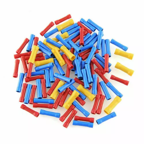 PVC Stoßverbinder Isoliert 0,1 - 6,0 mm² Kabelverbinder Quetsch Verbinder - Bild 1 von 12