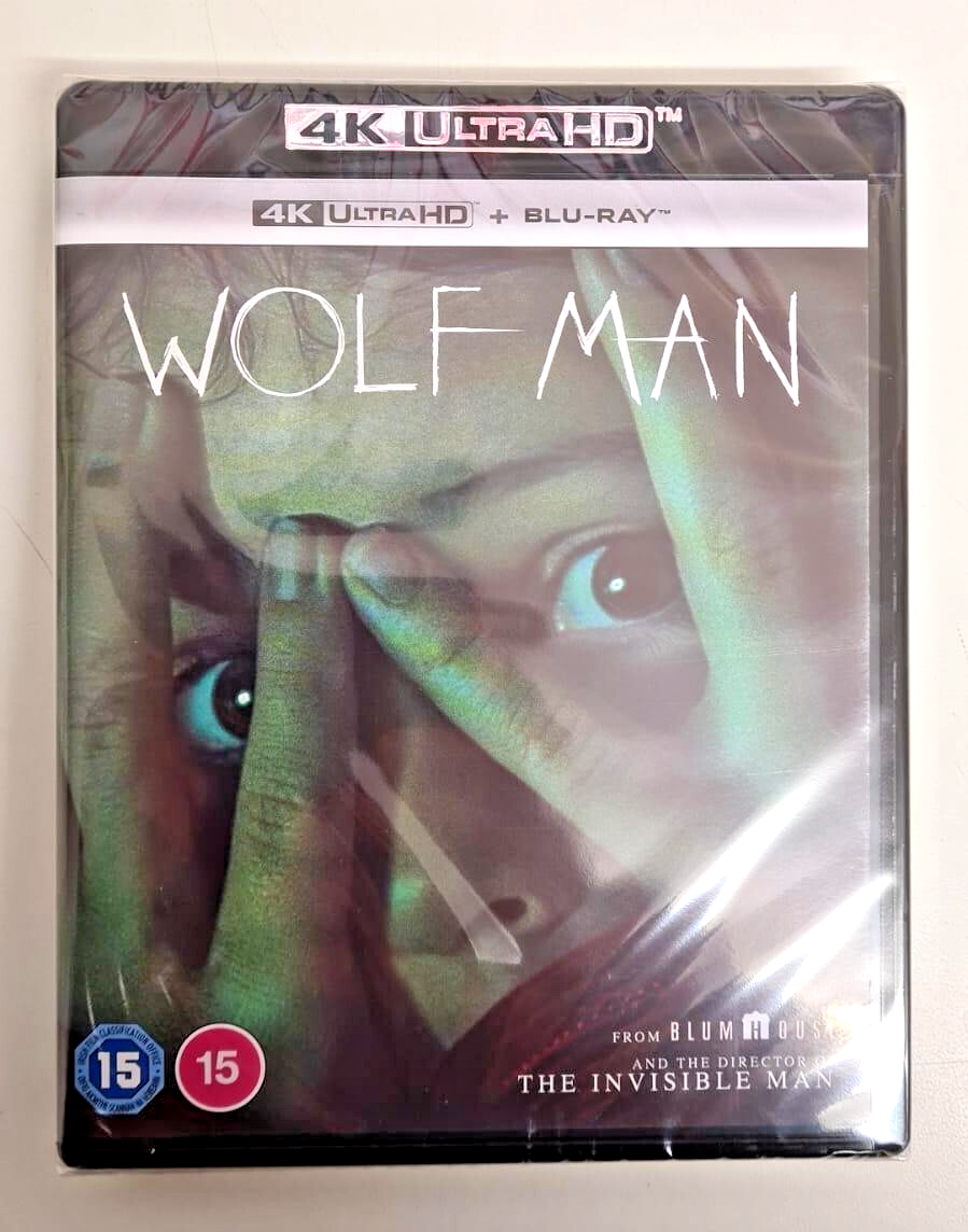 4K UHD BLU-RAY    WOLF MAN     BRAND NEW SEALED UK STOCK