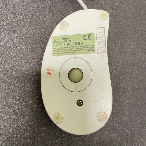 Vintage PC Ball Mouse | 9 pin Serial Connecto Lynx-96S Beige Retro Computing - Afbeelding 7 van 11