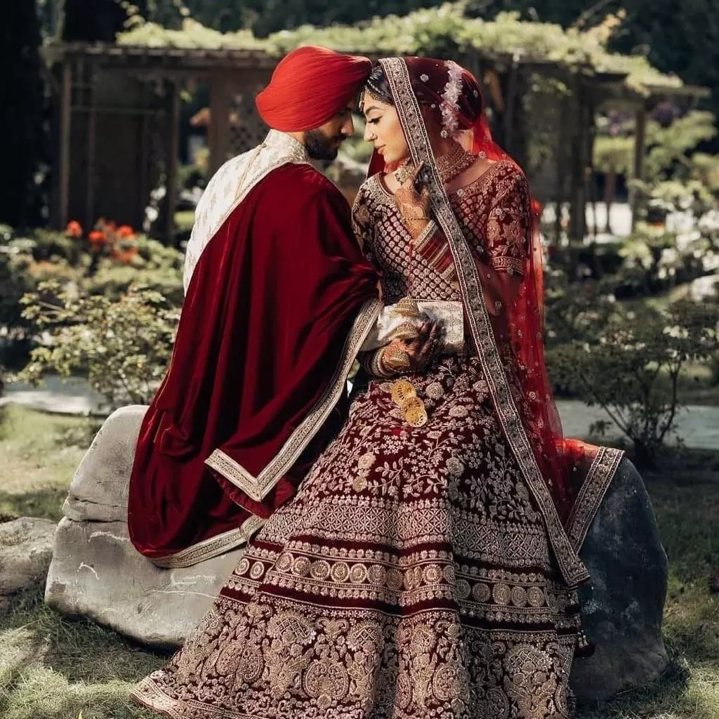 Velvet indian shop wedding dress