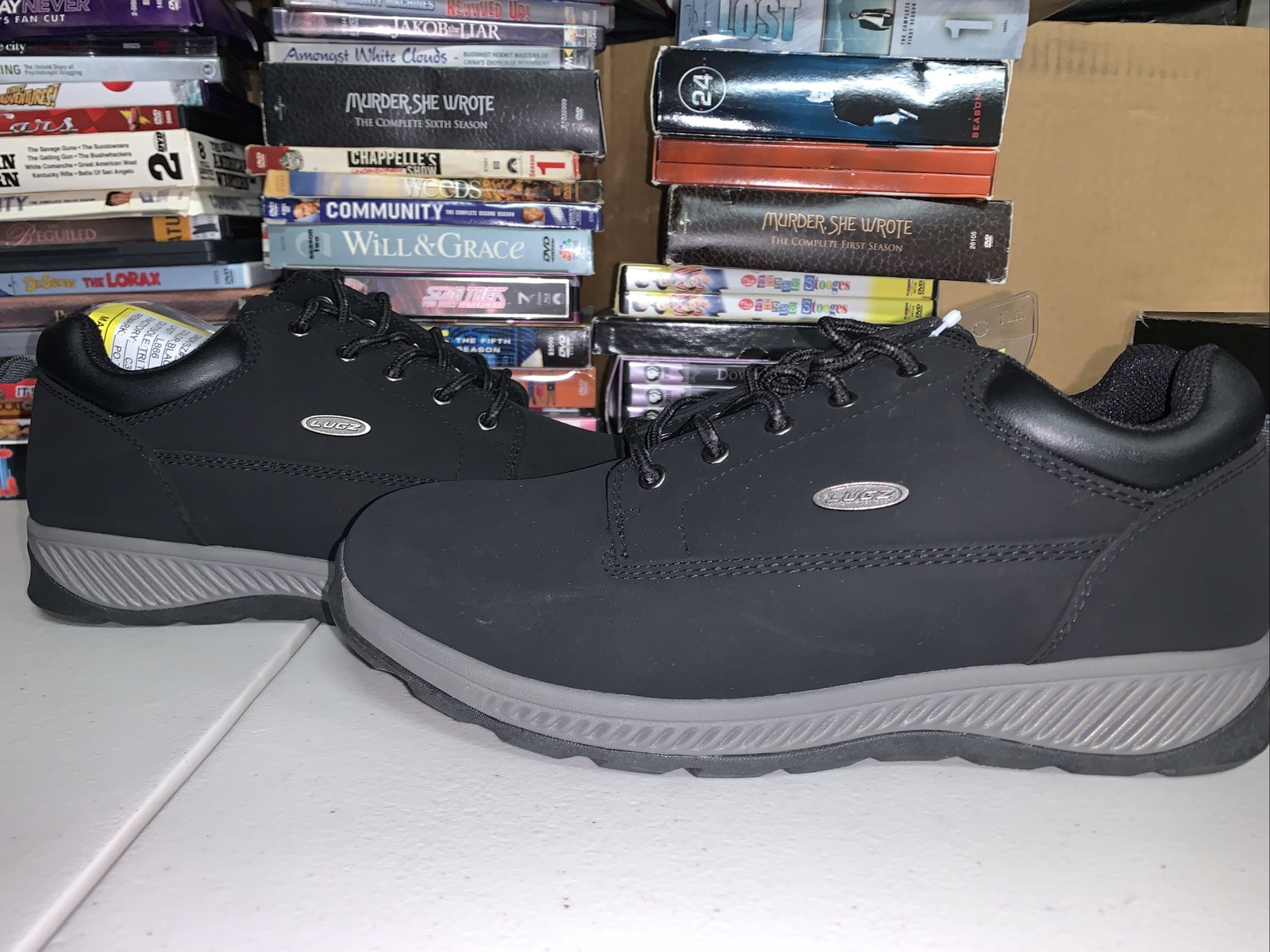 SAOLA Lugz Bison Low Waterproof Sneakers Black Men's 9 Shelf #175H