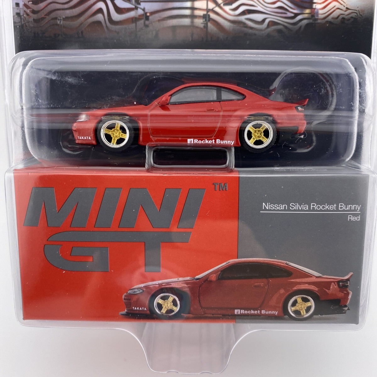 ミニカー MiniGT S15 Red Pandem Chase MINI GT 1:64 Nissan Silvia (S15) Rocket Bunny Red RHD Model