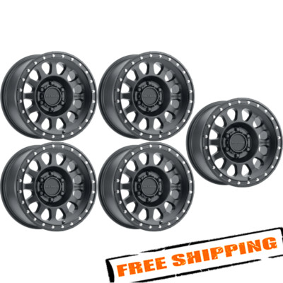 Method Race Wheels Set of 5 17x9 6x139.7 -12mm 106.25mm MR315 Matte Black Wheels