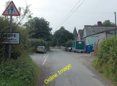 Photo 6x4 Eastern boundary of Heyope Bwlch-y-Plain The road from Knighton c2013