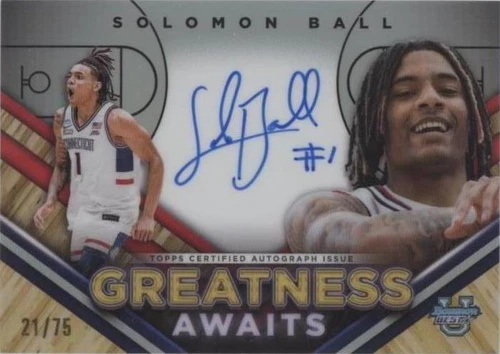 2023-24 Bowman University Best - Solomon Ball #GAA-SB