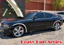 For2005-2010 Dodge Charger Fender Well Lip Trim Stainless Steel 4pc 1 34 Wide