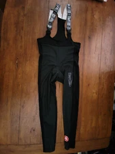 HotnWild Medium Cycling Bibtights Thermal Fleece Windstopper Italy Black M