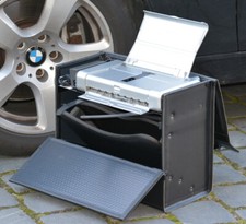 Elegante Borsa Cuoio Valigetta per Notebook & Stampante Canon i70 ip80 ip90