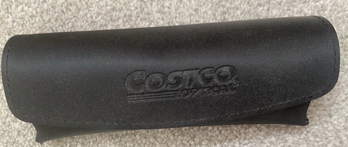 Costco Glasses Case / Sunglasses Case Unisex - Black - Size 6.5" x 2.75" UNUSED