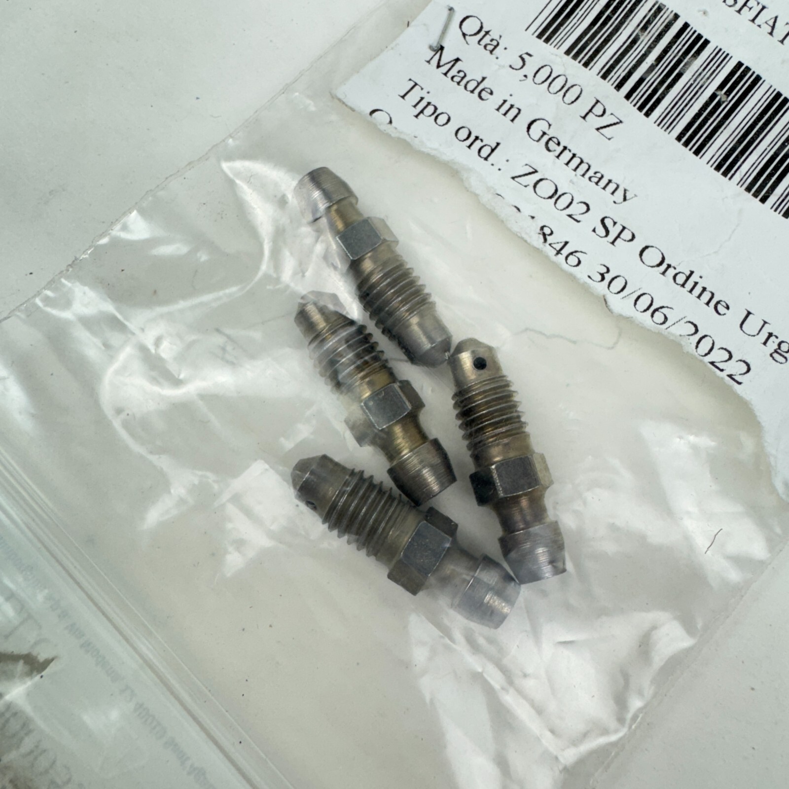 X4 Genuine Lamborghini Gallardo Murcielago Manual Clutch Bleeder Screw 086301138