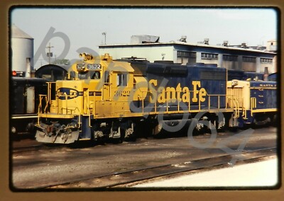 RR Train Slide ATSF Santa Fe #3622 EMD GP39-2 DIESEL LOCOMOTIVE ~ HB19 ...