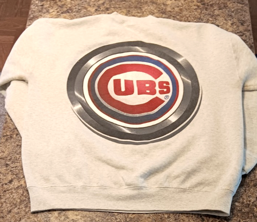 Vintage Chicago Cubs Crewneck Artex Sportswear Double Sided 1997 Length 23 Width - Picture 4 of 5