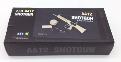 COOMODEL AA12 Shotgun For 1/6 Action Figures - X80024 Long Sand