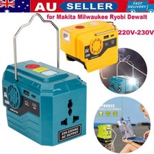 200W Power Inverter Generator for Makita Milwaukee Ryobi Dewalt 18V To 220V-230V
