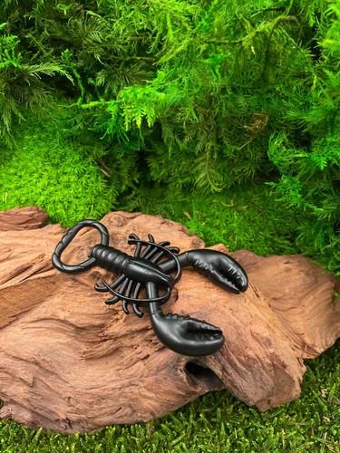 Portachiavi Apribottiglie Tappo di Bottiglia Scorpione Nero Ciondolo Portachiavi - Foto 5 di 5