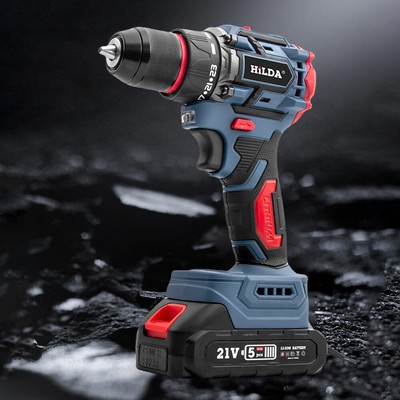 21V 2 in 1 Lithium Drill Electric Screwdriver Brushless Motor 23 Torque Settings