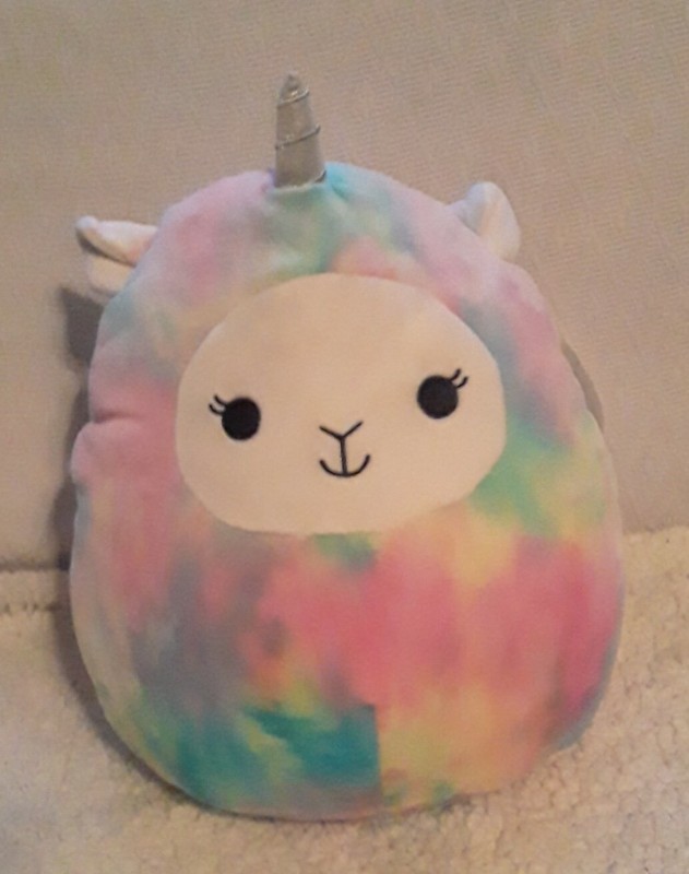  Kellytoy Squishmallow 12 Inch Lucy-May Tye  Dye  Unicorn Super Soft Plush 
