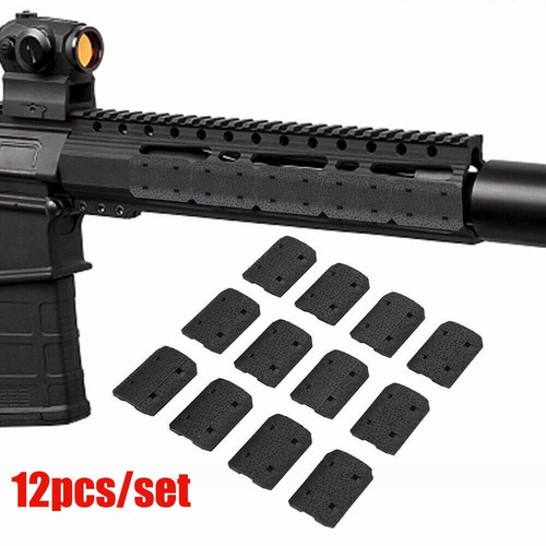 (12 Piece) Rail Cover Polymer for Mlok System Covers Fit Mlok Rail System - Picture 2 of 5