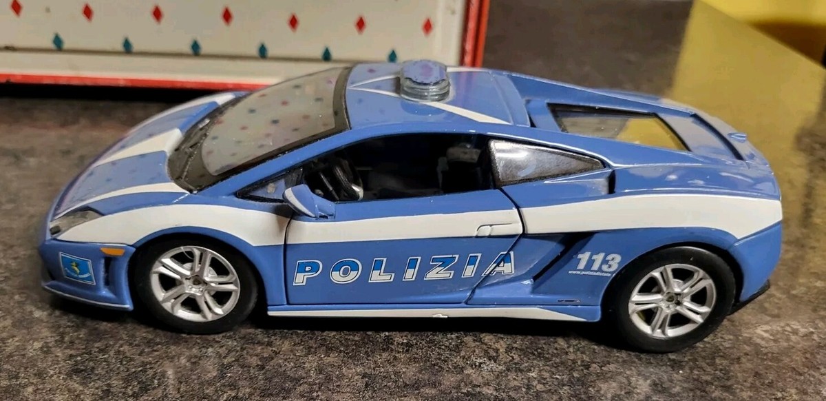 Nice Maisto Lamborghini Gallardo Polizia Italian Police Car Dicast