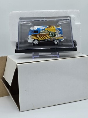 Liberty Promotions Diecast VW Samba Bus In Display Case - Ships In Foam