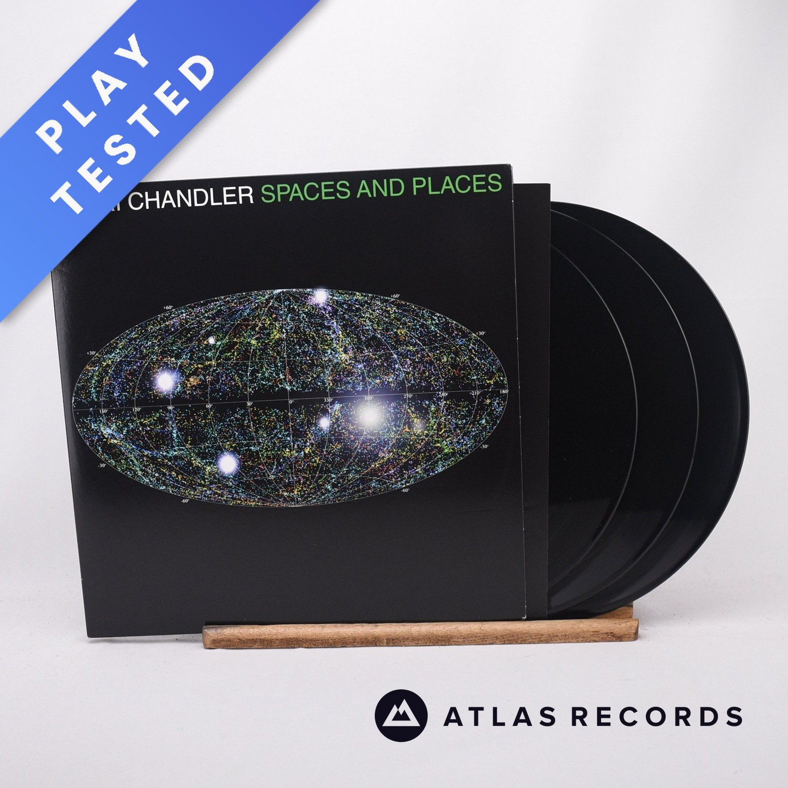 Kerri Chandler Spaces And Places Poster 3 x LP Album Vinyl Record - EX/NM